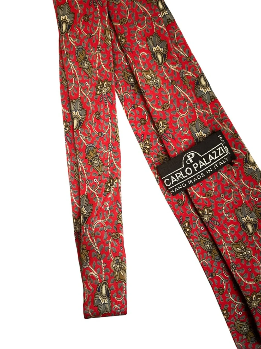 CARLO PALAZZI silk vintage tie